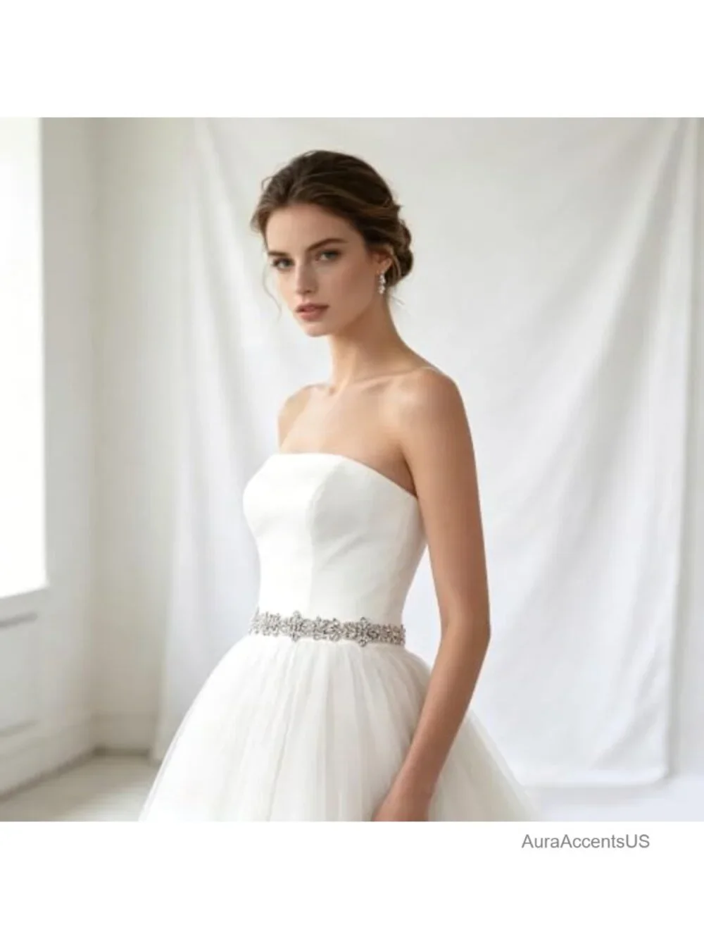 Rhinestone Bridal Belt Sash for Wedding Prom Dress